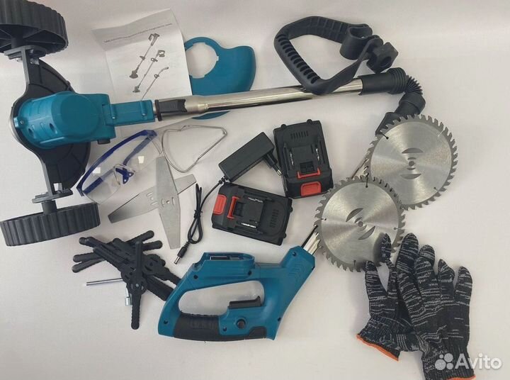 Триммер садовый аккумуляторный складной