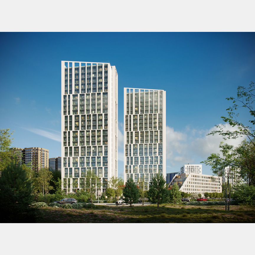 1-к. квартира, 36 м², 2/25 эт.
