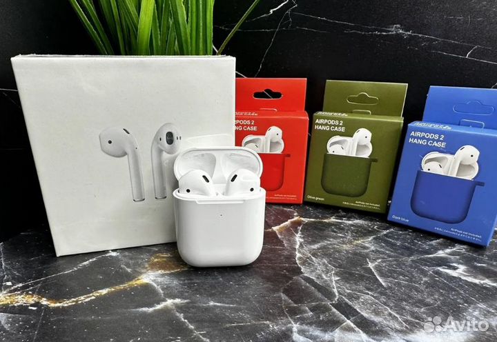 AirPods 2 Premium+ Бесплатная доставка и Чехол