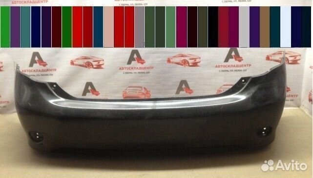 Бампер задний Toyota Corolla 2007-2010 в цвет