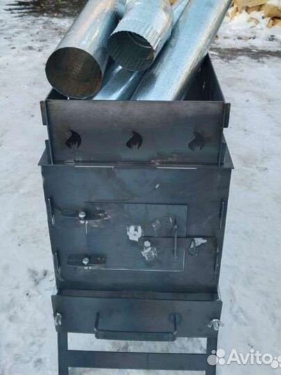 Печь в палатку для походной бани