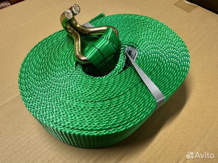 Длинная часть стяжного ремня 6м с крюком