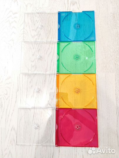 Бокс для CD/DVD дисков Slim, двойной