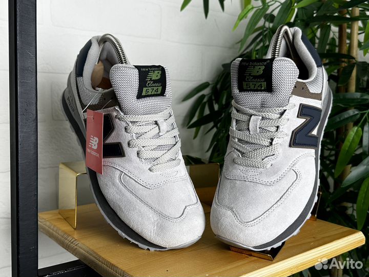 Кроссовки мужские New Balance 574 41-46 cерые