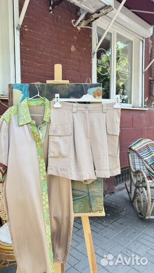 Moschino шорты шёлковые