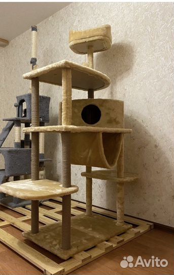 Домик для кошки с когтеточкой