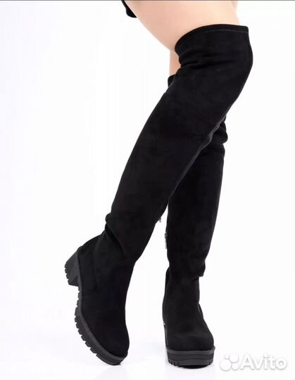 Сапоги ботфорты зимние 38 размер новые