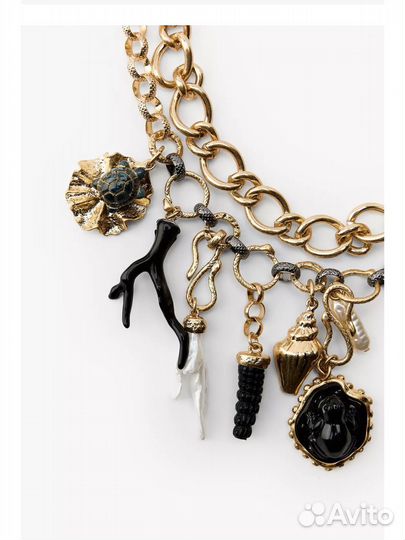 Двойное ожерелье zara новое из Испании