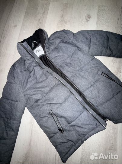 Куртка пуховик zara S