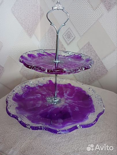 Фруктовница из эпоксидной смолы