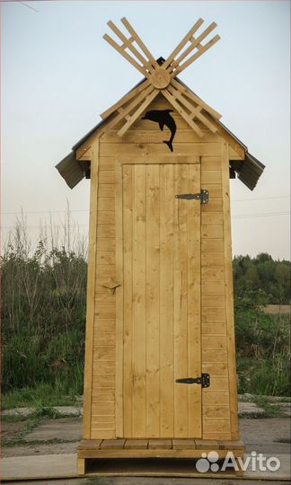 Уличный туалет с установкой