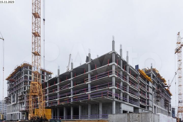 2-к. квартира, 49 м², 2/15 эт.