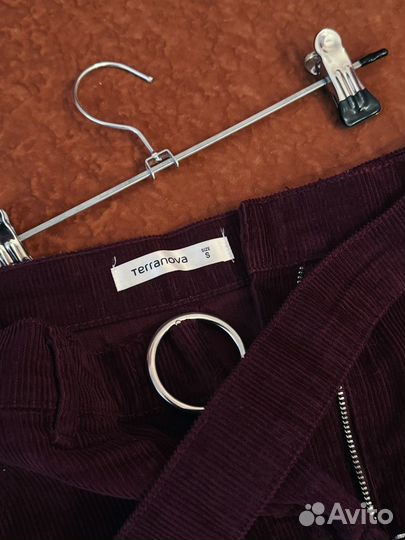 Вельветовая мини-юбка Terranova