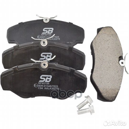 Колодки тормозные дисковые перед renault