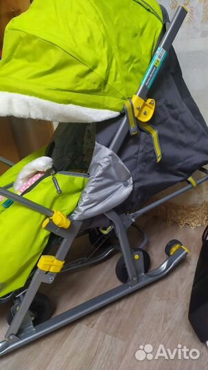 Санки коляска nika