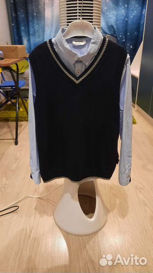 Жилетка gulliver+рубашка acoola 128