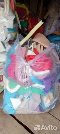 Обрезки мебельного поролона