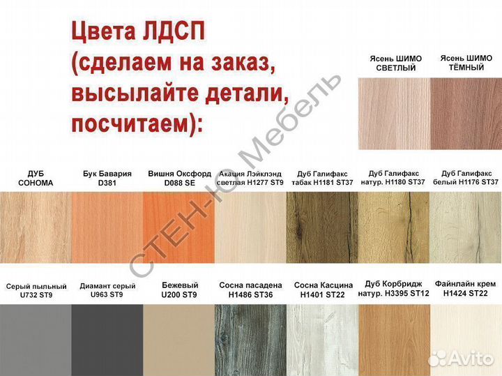 Распил лдсп на мебельные детали - без выкупа листа