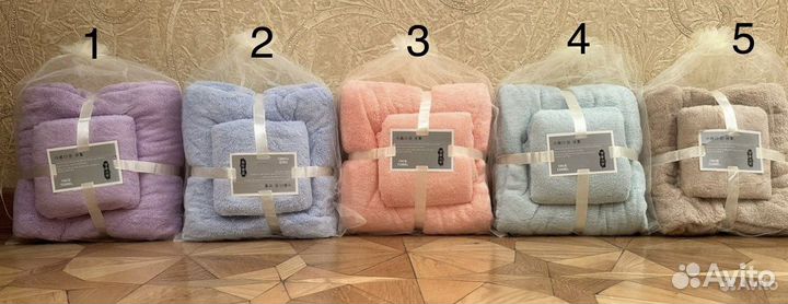 Набор полотенец банное лицевое в мешочке