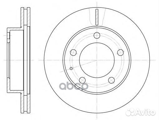 Тормозной диск 620310 Remsa