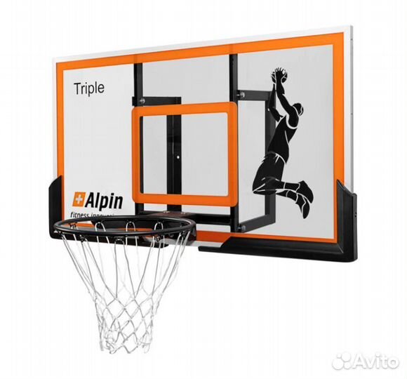 Баскетбольный щит alpin triple BBT-54