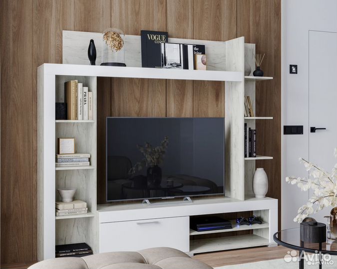 Гостиная Васанта сноу/дуб крафт белый, наличие