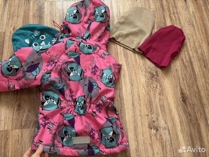 Куртка демисезонная 86 -98 +шапки отдам