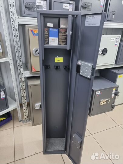 Оружейный сейф с электронным замком на 3 ствола