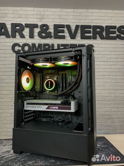 На Гипер Настройках i7 14700K+RTX 4080+32GB DDR5