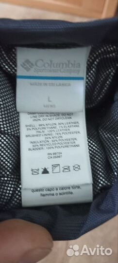 Columbia перчатки мужские горнолыжные,новые