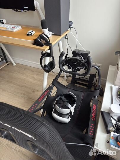 Moza r5 + playseat challenge