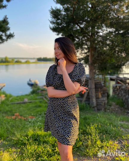 Платье в цветочек