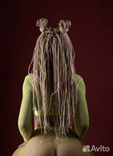 Канекалон Kami. Афрокосы на каркасе