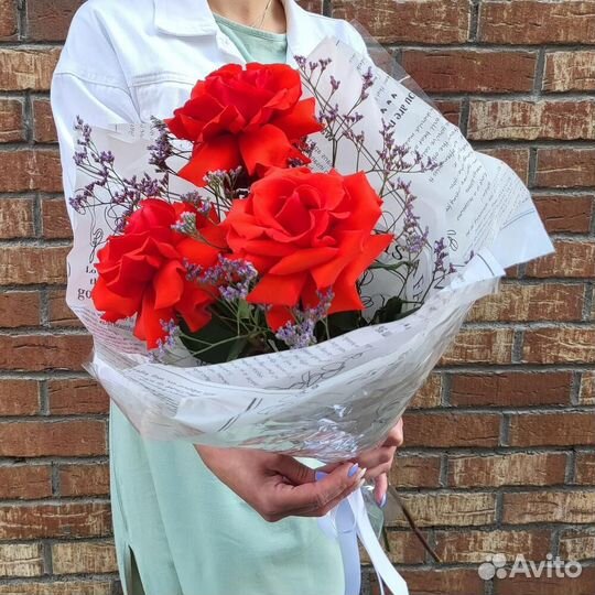 Букеты из французских роз