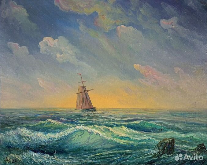 Картина масло, холст, размер 40х50см