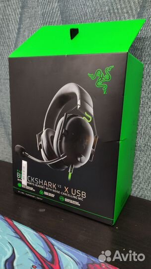 Игровые наушники с микрофоном razer