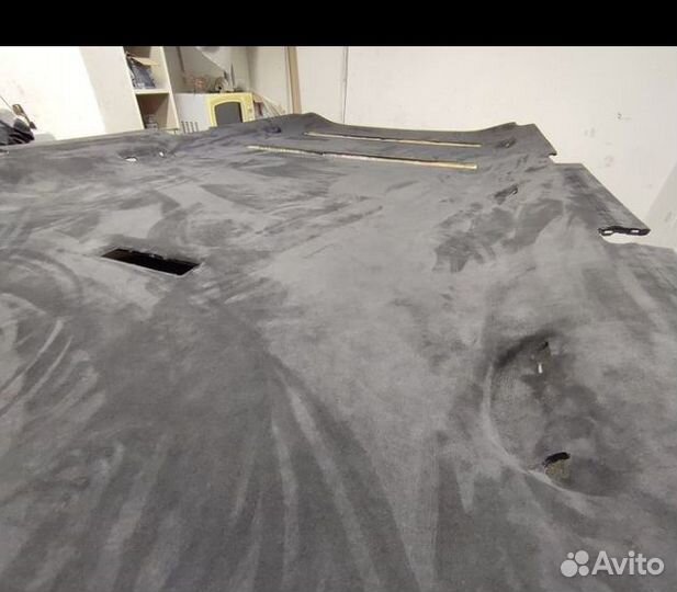 Перетяжка потолка автомобиля