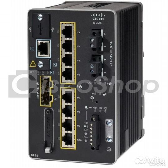 Промышленный коммутатор Cisco Catalyst IE-3200-8T2