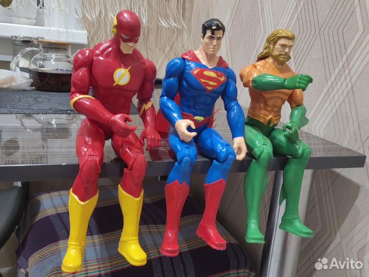 Игрушки Marvel Аквамен, Супермен,Флеш
