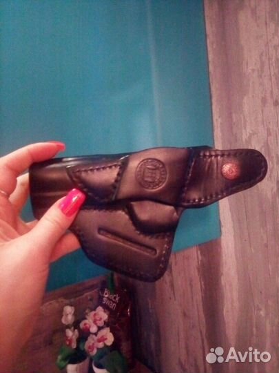 Кобура черная кожа для тт кошелев