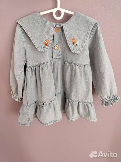 Джинсовое платье для девочки