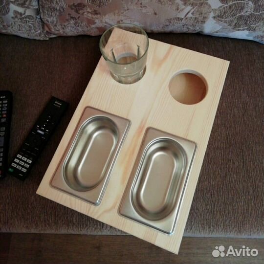 Поднос-подставка для пива/напитков и закуски