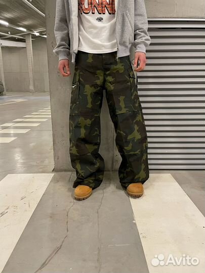 Штаны карго vetments type