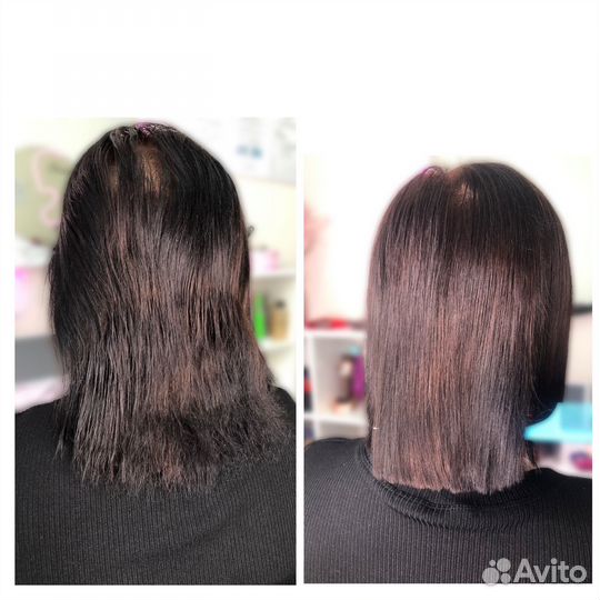 Модель на кератиновое выпрямление, ботокс волос