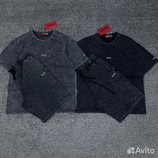 Костюм шорты и футболка boss