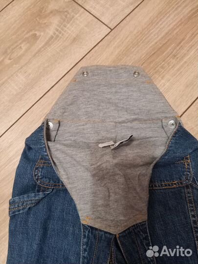 Детский джинсовый комбинезон 80