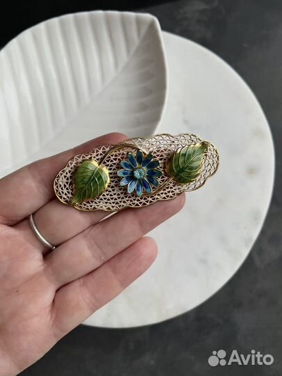 Винтажные старинные броши