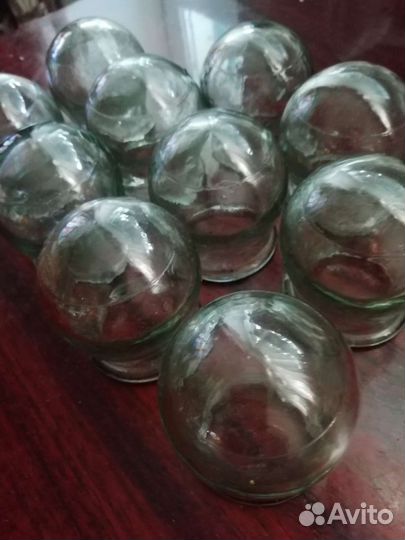 Медицинские банки стеклянные СССР