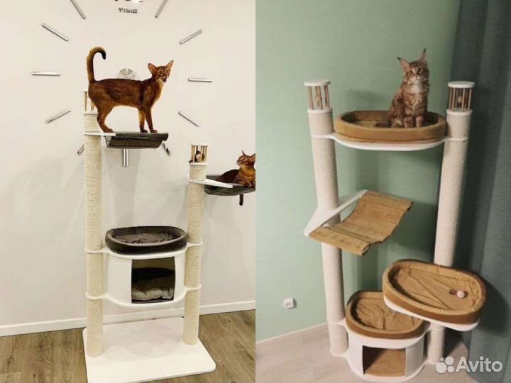 Когтеточка домик для кошки