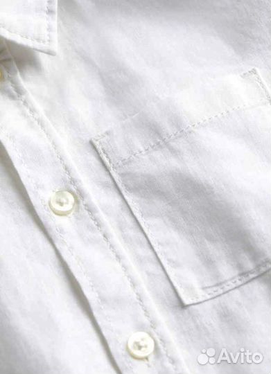 Белая рубашка детская